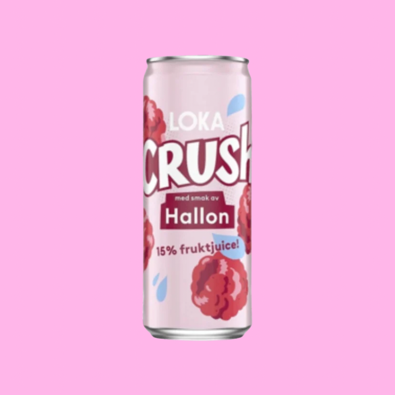 Loka Crush Raspberry Soft Drink