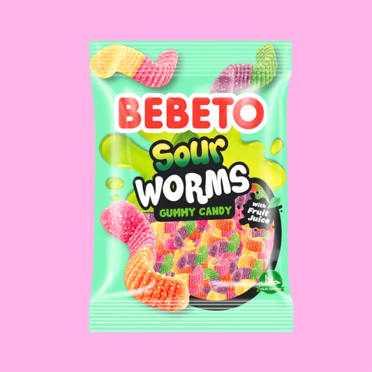 BEBETO Sour Gummy Worms