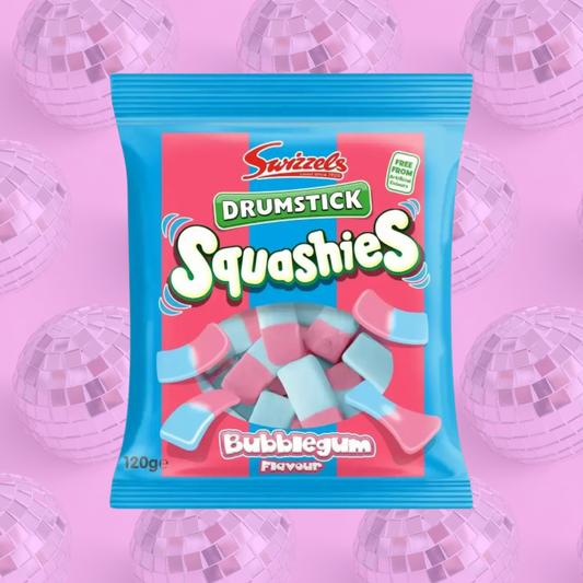 SWIZZELS SQUASHIES Bubblegum Flavor